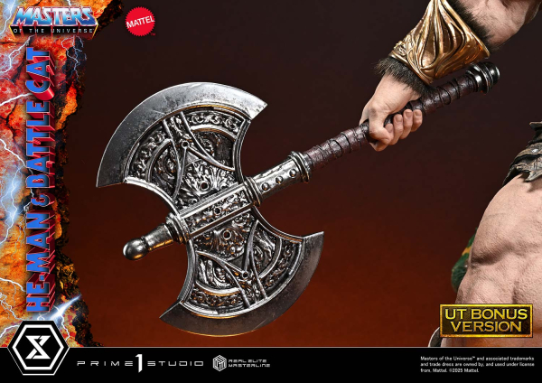 Prime 1 Studio Masters of the Universe - He-Man & Battle Cat (Ultimate Bonus Version) 1/4 Statue