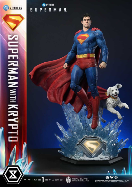 Prime 1 Studio Superman 2025 - Superman with Krypto (Bonus Version) 1/3 Statue