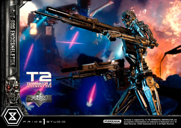 Prime 1 Studio Terminator 2: Judgment Day T-800 Endoskeleton (DX-Bonus Version) 1/3 Statue