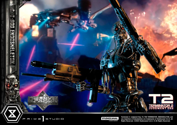 Prime 1 Studio Terminator 2: Judgment Day T-800 Endoskeleton (DX-Bonus Version) 1/3 Statue