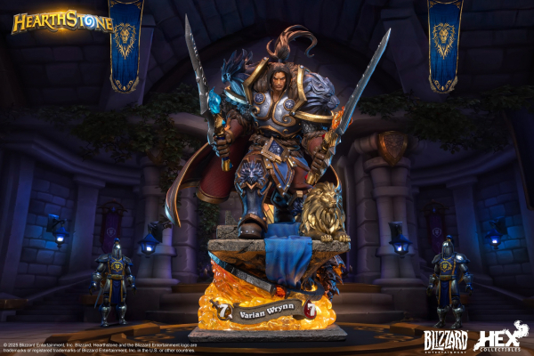 HEX Collectibles Hearthstone - Varian Wrynn 1/10 Scale Statue