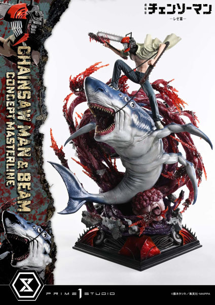 Prime 1 Studio Chainsaw Man – The Movie: Reze Arc CHAINSAW MAN & BEAM 1/6 Statue