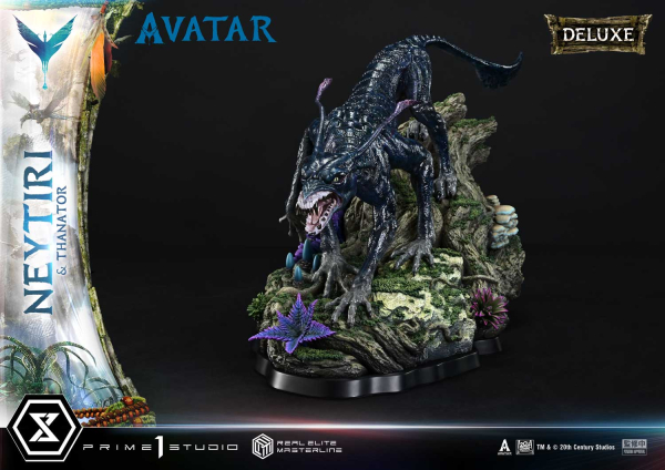 Prime 1 Studio Avatar (Movie) - Neytiri & Thanator (Deluxe Version) 1/4 Statue