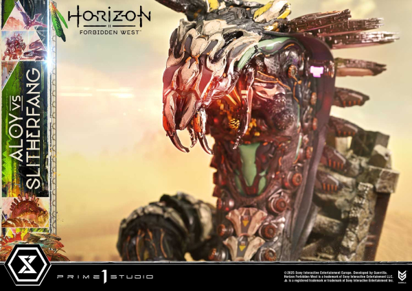Prime 1 Studio Horizon Forbidden West - Aloy vs. The Slitherfang Statue