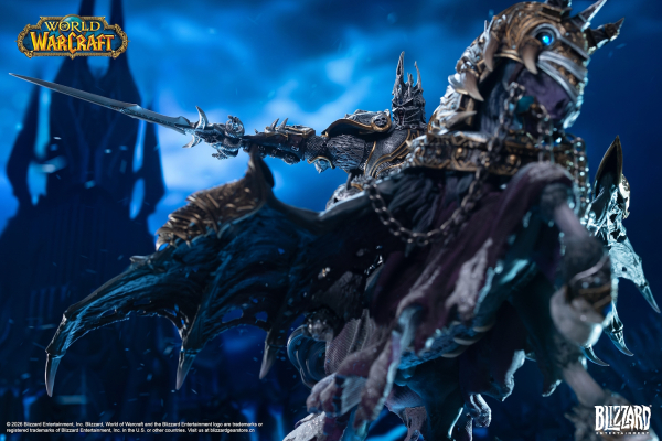 HEX Collectibles World of Warcraft - The Lich King & Invincible Statue