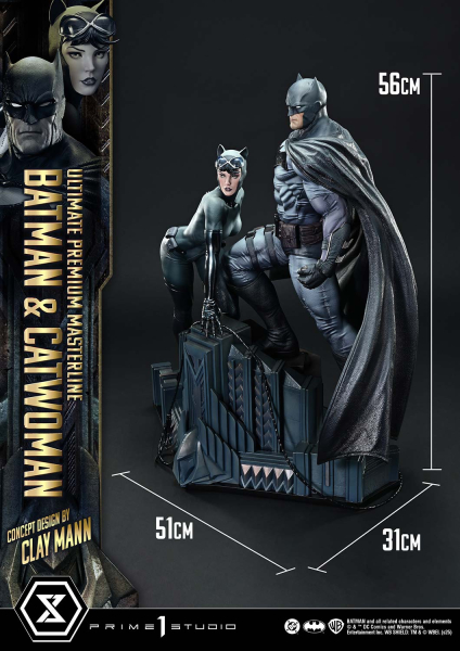Prime 1 Studio Batman (Comics) : Batman & Catwoman (Bonus Version) 1/4 Statue