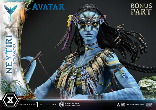 Prime 1 Studio Avatar (Movie) - Neytiri & Thanator (Deluxe Bonus Version) 1/4 Statue