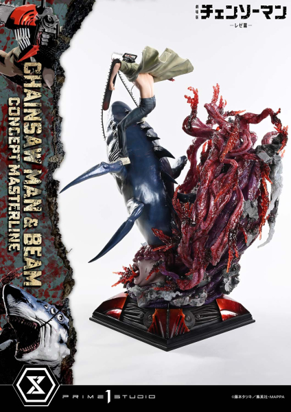 Prime 1 Studio Chainsaw Man – The Movie: Reze Arc CHAINSAW MAN & BEAM 1/6 Statue