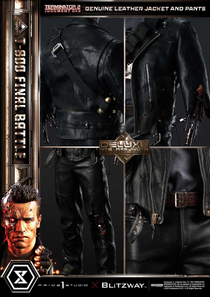 Prime 1 Studio Terminator 2: Judgment Day T-800 Final Battle (DX-Bonus Version) 1/3 Statue