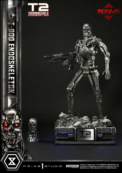 Prime 1 Studio Terminator 2: Judgment Day T-800 Endoskeleton (DX-Bonus Version) 1/3 Statue