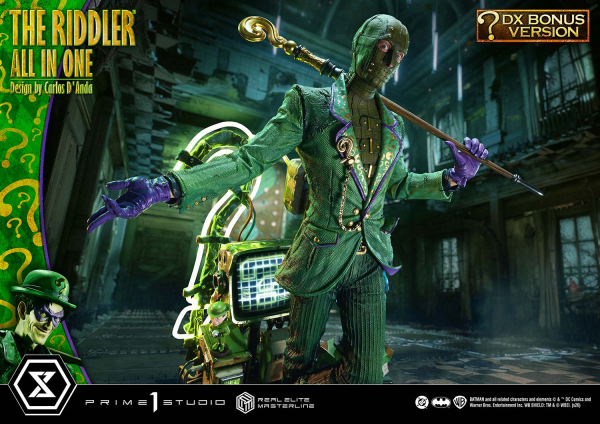 Prime 1 Studio Batman (Comics) - The Riddler All In One (Bonus Deluxe Version) 1/3 Statue