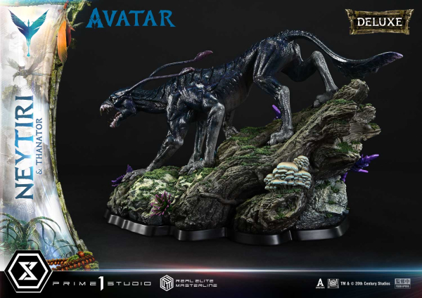 Prime 1 Studio Avatar (Movie) - Neytiri & Thanator (Deluxe Version) 1/4 Statue