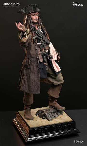 JND Studios Jack Sparrow of the Pirates of the Caribbean 1/3 Statue