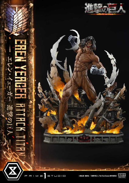 Prime 1 Studio Attack on Titan - Eren Yeager Attack Titan Statue