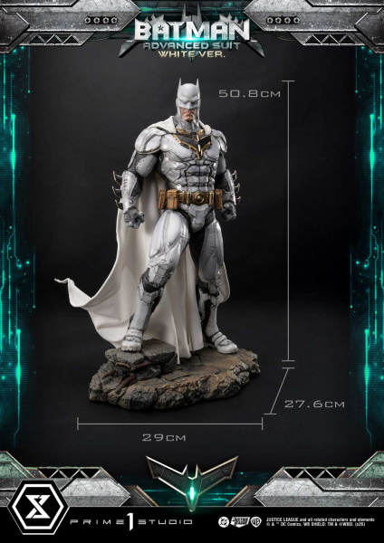 Prime 1 Studio Justice League (Comics) - Batman Advanced Suit (White Version) Statue