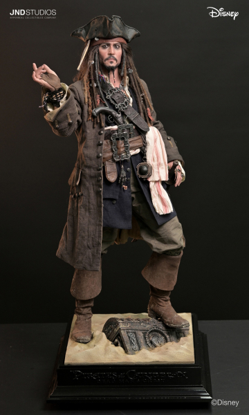 JND Studios Jack Sparrow of the Pirates of the Caribbean 1/3 Statue