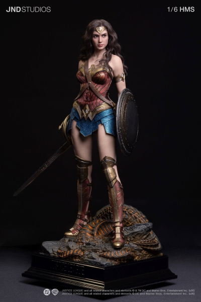 JND Studios Platinum - Wonder Woman of Justice League 1/6 HMS Statue