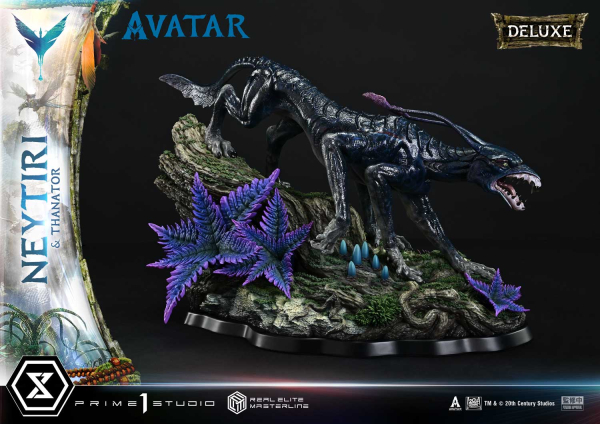 Prime 1 Studio Avatar (Movie) - Neytiri & Thanator (Deluxe Version) 1/4 Statue