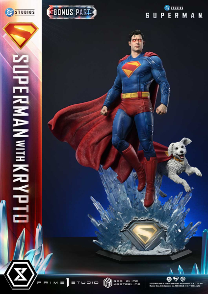 Prime 1 Studio Superman 2025 - Superman with Krypto (Bonus Version) 1/3 Statue