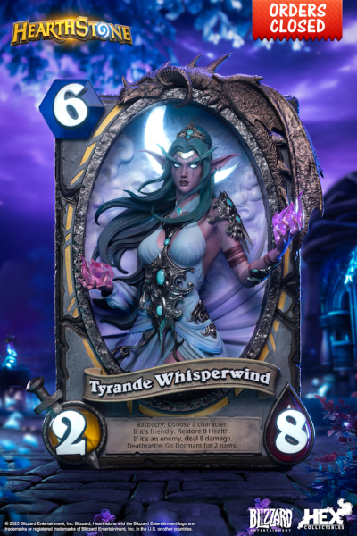 HEX Collectibles Hearthstone - Tyrande Whisperwind Art Statue