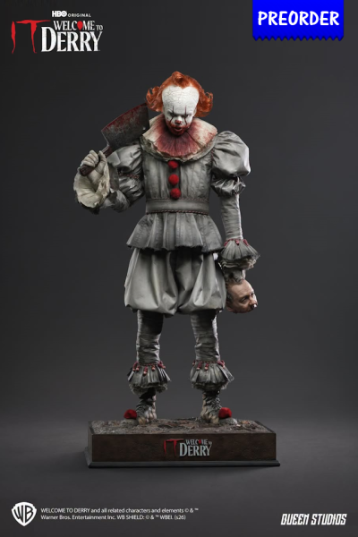 Queen Studios IT: Welcome to Derry Season 1 - Pennywise (Single Version) 1/3 Statue