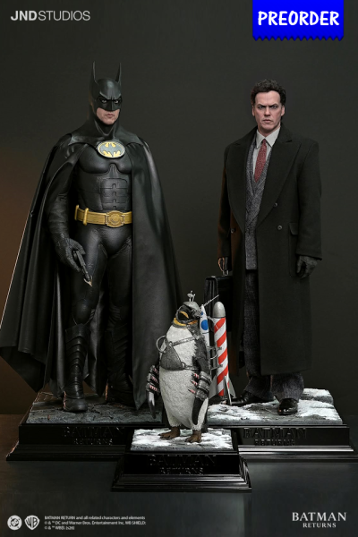 JND Studios Batman & Bruce Wayne of Batman Returns 1/3 Statue
