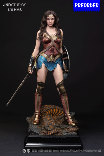 JND Studios Platinum - Wonder Woman of Justice League 1/6 HMS Statue