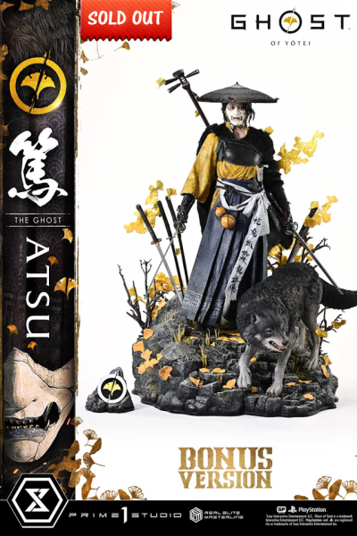 Prime 1 Studio Ghost of Yōtei - Atsu (DX-Bomus Version) 1/4 Statue