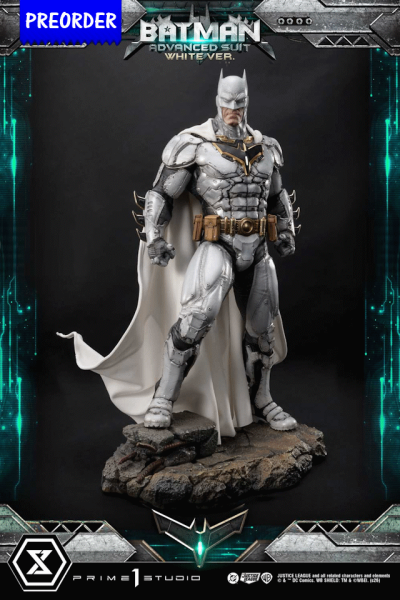 Prime 1 Studio Justice League (Comics) - Batman Advanced Suit (White Version) Statue