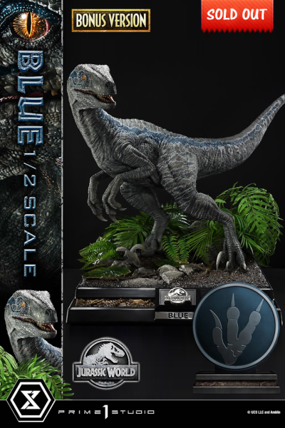 Prime 1 Studio Jurassic World: Fallen Kingdom (Movie) - Blue (Bonus Version) 1/2 Statue
