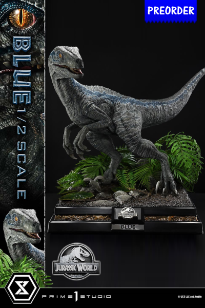 Prime 1 Studio Jurassic World: Fallen Kingdom (Movie) - Blue 1/2 Statue