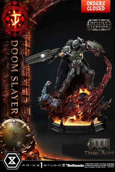Prime 1 Studio DOOM: The Dark Ages - DOOM Slayer (DX Version) 1/4 Statue