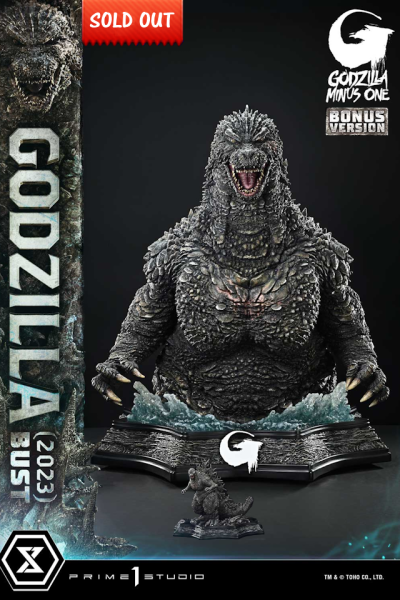 Prime 1 Studio Godzilla Minus One (Movie) - Godzilla (2023) (Bonus Version) Life Size Bust