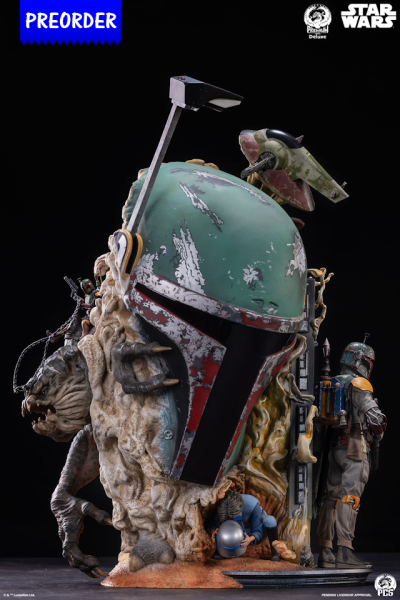 Premium Collectibles Studio Boba Fett - Deluxe Fine Art Bust