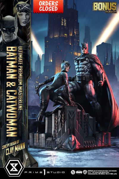 Prime 1 Studio Batman (Comics) : Batman & Catwoman (Bonus Version) 1/4 Statue