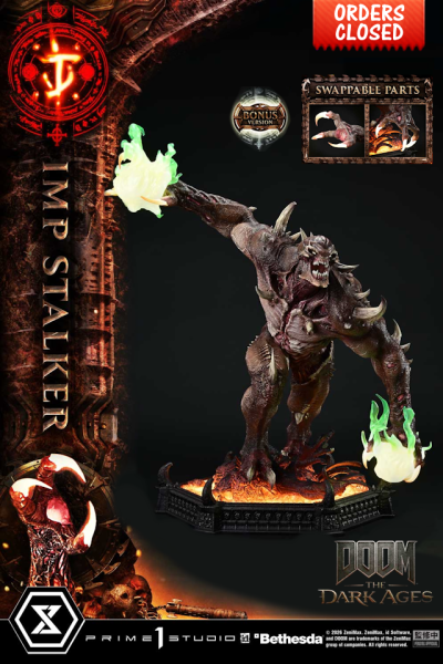 Prime 1 Studio DOOM: The Dark Ages - DOOM Imp Stalker (Bonus Version) 1/4 Statue