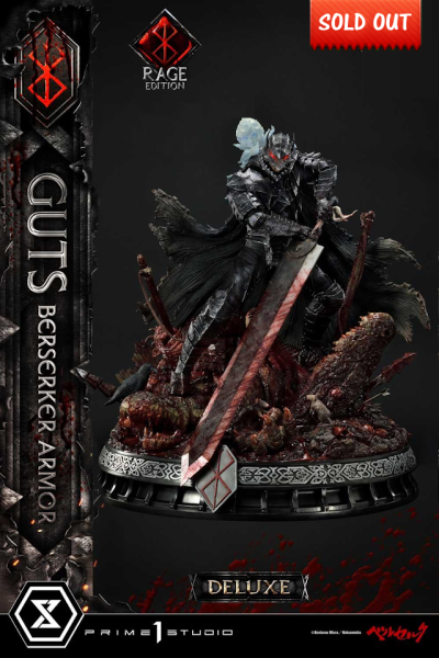 Prime 1 Studio Berserk - Guts Berserker Armor Rage Edition (Deluxe Version) 1/4 Statue