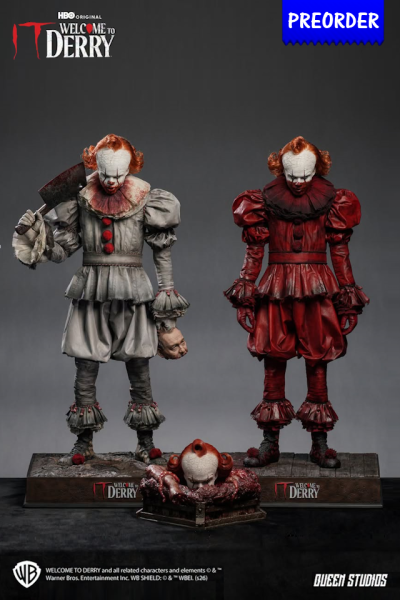 Queen Studios IT: Welcome to Derry Season 1 - Pennywise (Dual Version) 1/3 Statue